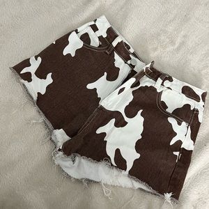 Cow print Shorts